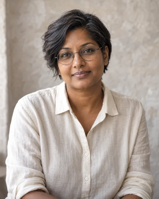 Illustrative portrait of Tara · Story Weaver, a fictional AI guide